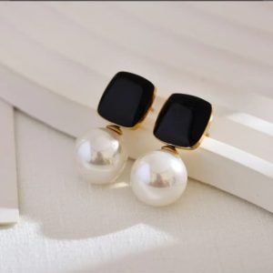 MFHE-03-Pearl Hanging Earrings