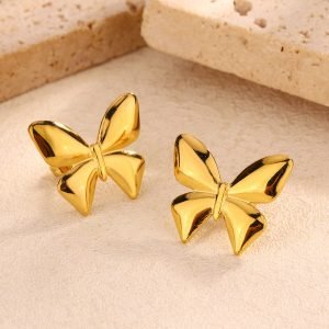 MFHE-05-Butterfly Stud Earrings