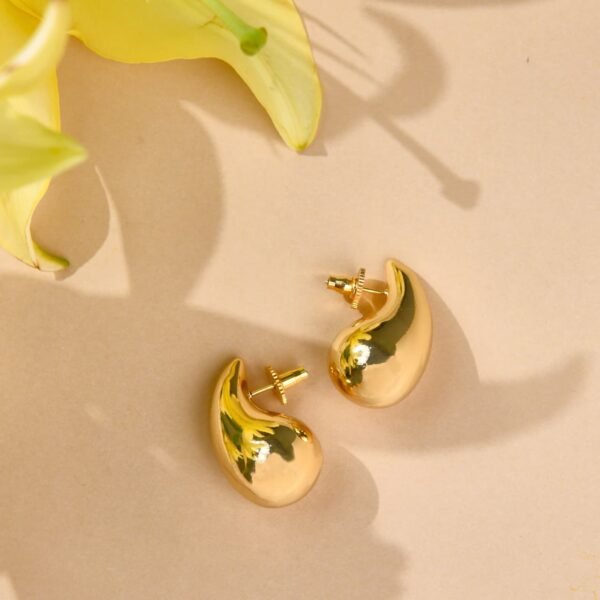 MFHE-13-Teardrop Stud Earrings - Image 3