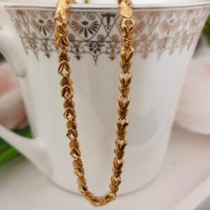 MFHN-01B-Gold Plated Stylish Chain